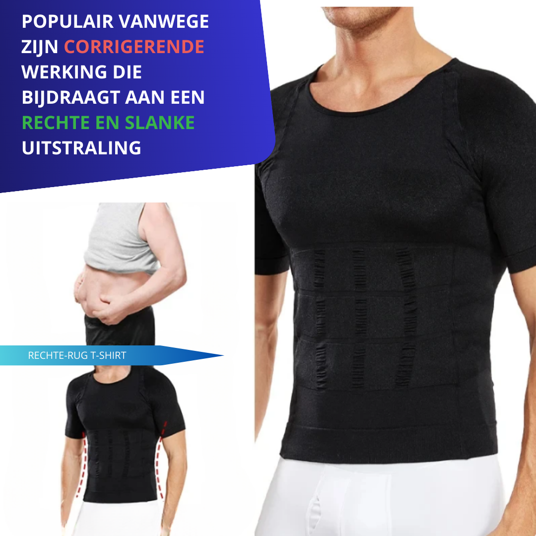 VERVELENDE RUGBRACE ZAT? EEN HOUDINGS SHIRT VOOR HET VERBETEREN VAN JE HOUDING EN EEN SLANK SHIRT KRIJGEN. POSTUUR HEMD SHIRT COMPRESSIE HEMD