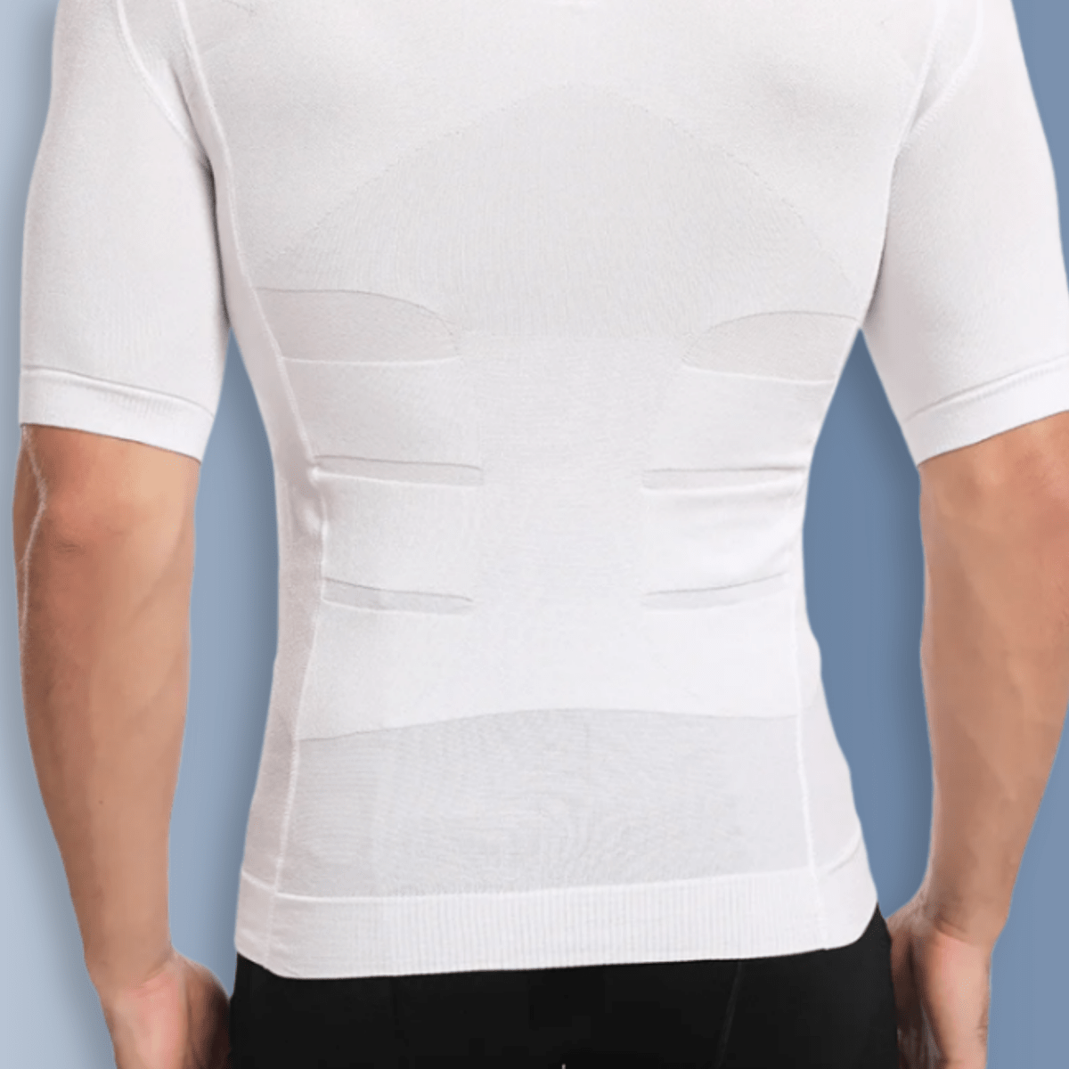 rechte-rug.nl brace postuur corrector postuur shirt voor een betere houding, goed postuur shapewear slanke buik shirt compressie t shirt kleding 