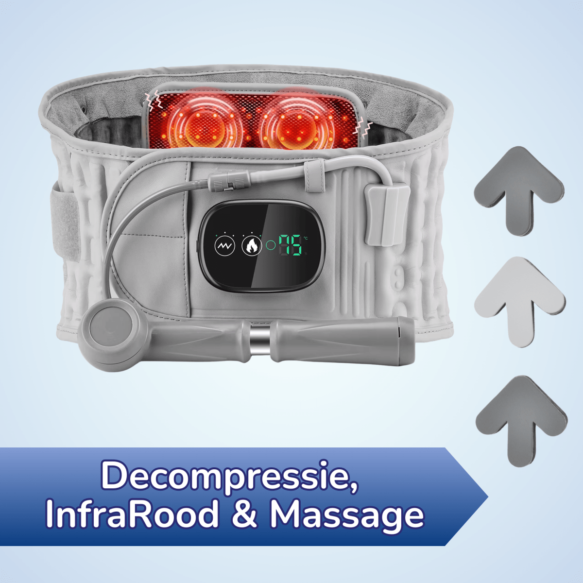 decompressie brace therapie rug strekken tegen rugpijn hernia ischias spit onderrug pijn rugpijn rugband rugbrace rechte-rug.nl rechte rug brace