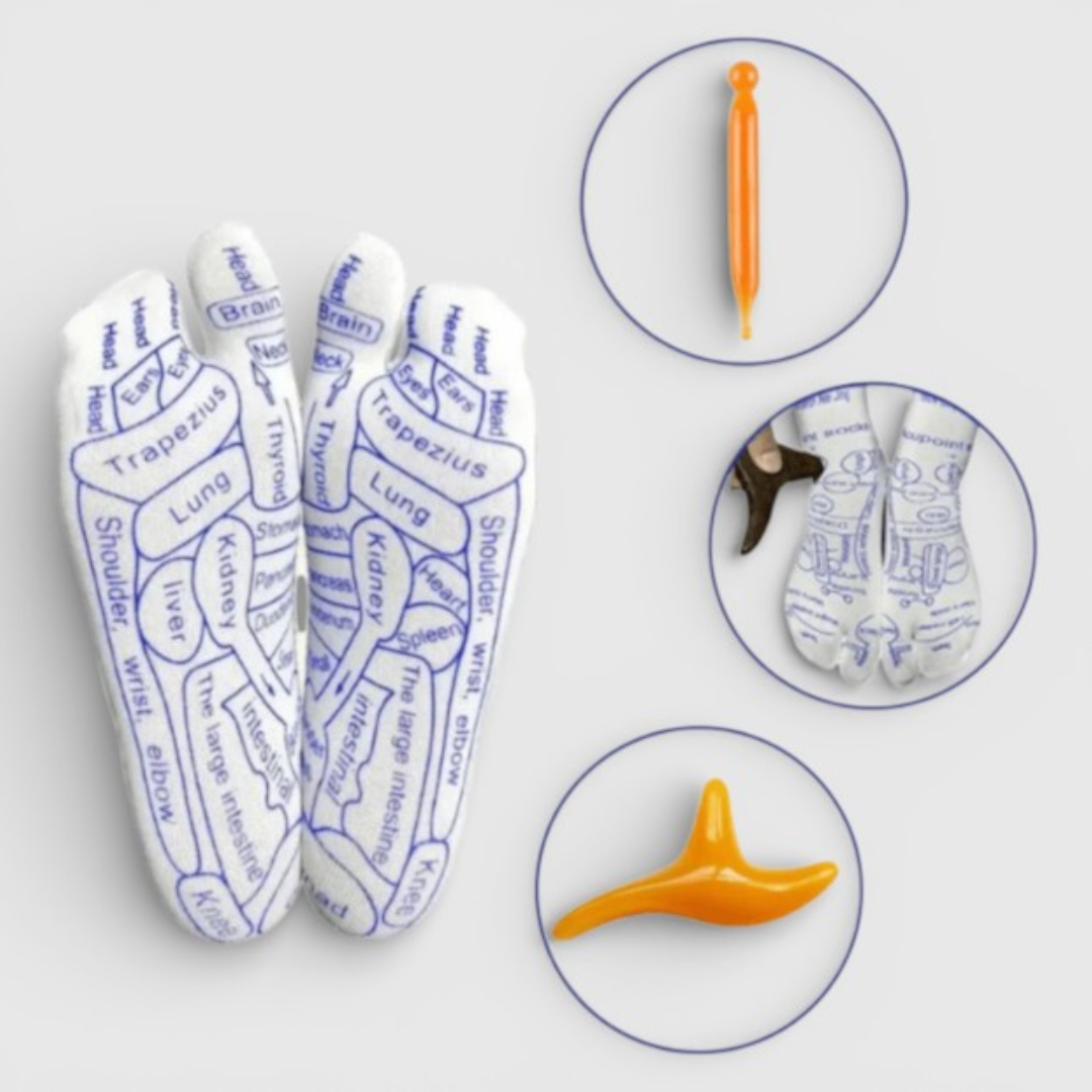 Fußmassage Reflexologie - Set