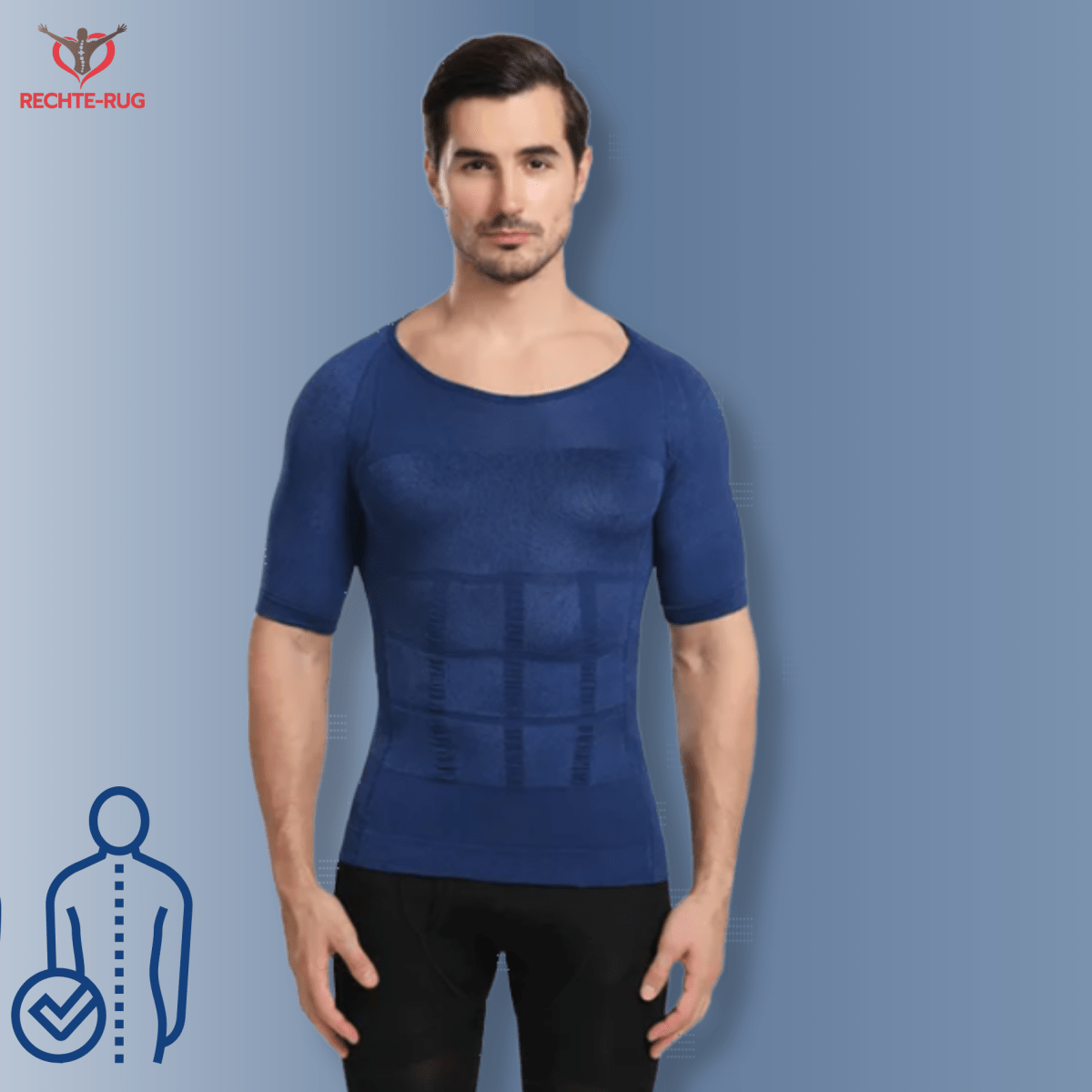 rechte-rug houdings shirt voor een beter postuur postuur corrector postuur shirt voor een betere houding, goed postuur shapewear slanke buik shirt compressie t shirt