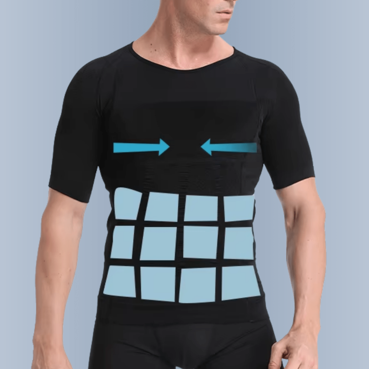 postuur corrector postuur shirt voor een betere houding, goed postuur shapewear slanke buik shirt compressie t shirt