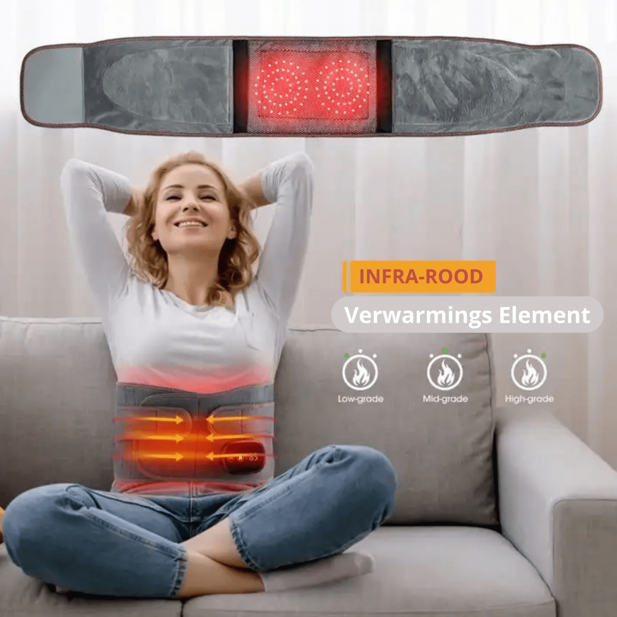 warmte tegen rugpijn en hernia warmtetherapie, warmtebrace