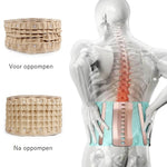 rechte-rug decompressie massage brace rugpijn oplossen onderrug